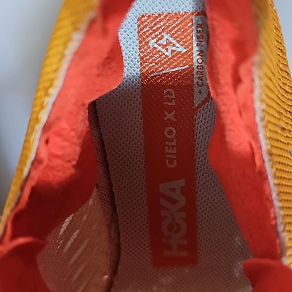 Hoka Cielo X LD spike runner Size US 5.5 Orange - Picture 4 of 4